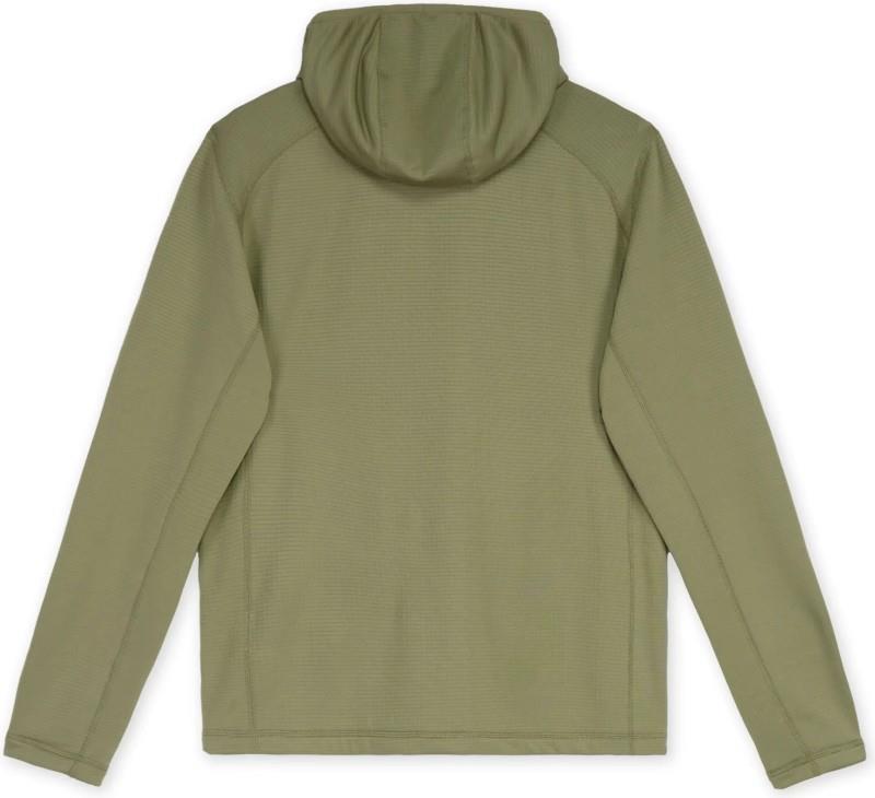 Grid Full-Zip Hoodie - Mens - burnt olive 1