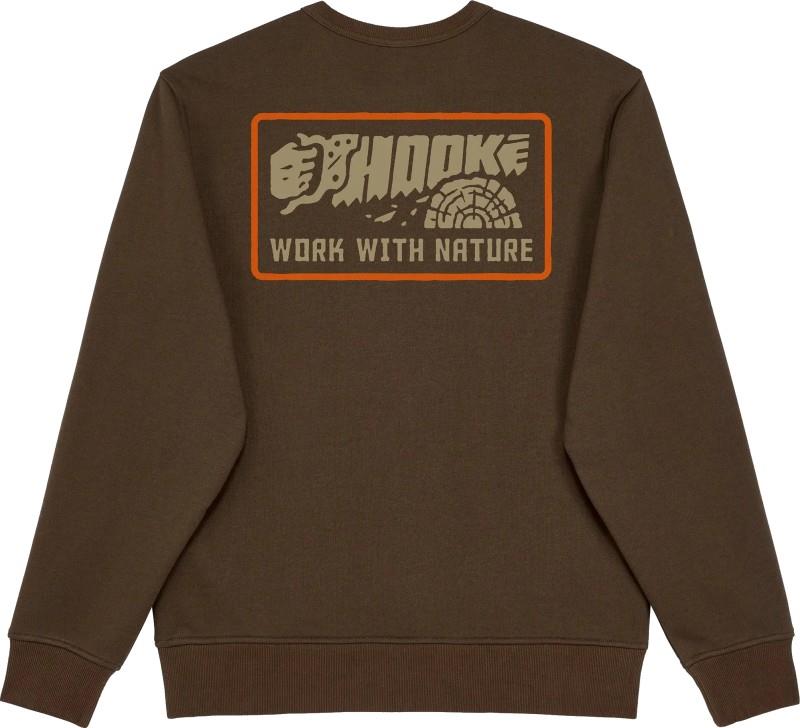Hands-on Crewneck - Mens - dark brown 1