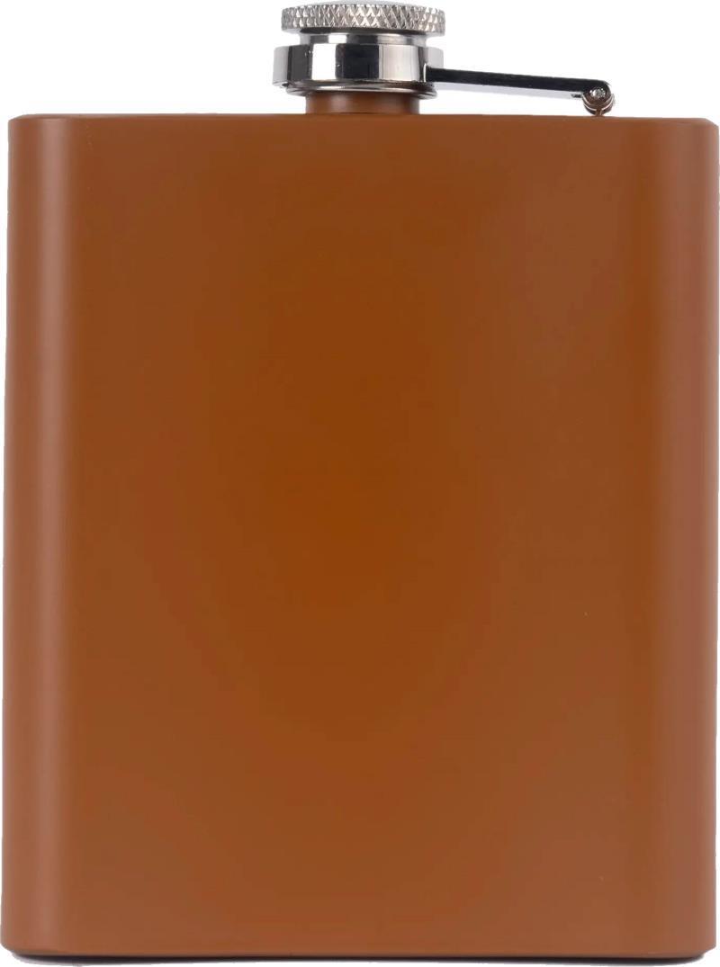 Hip Flask - matte camel 1