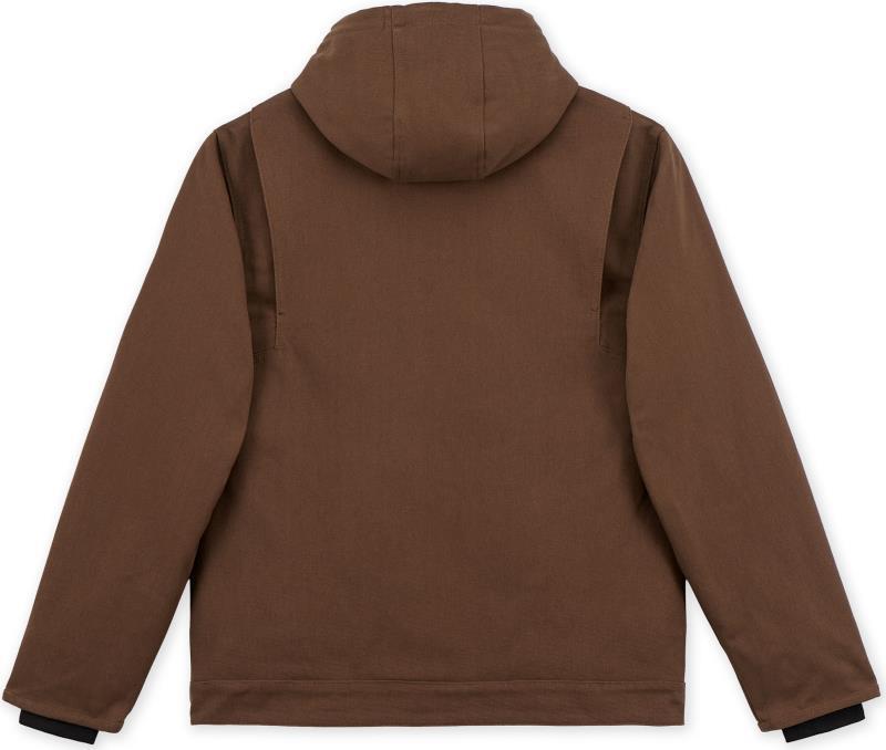 Hooded Work Jacket - Mens - Dark Brown 2