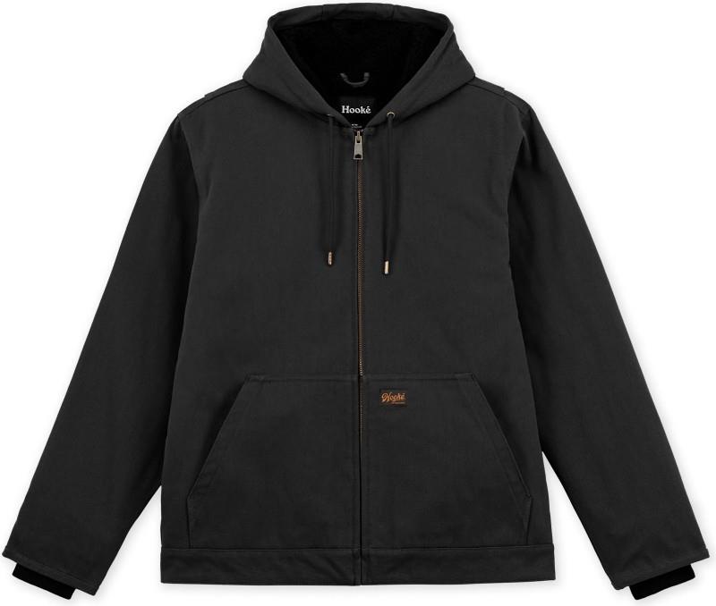 Hooded Work Jacket - Mens - black 1