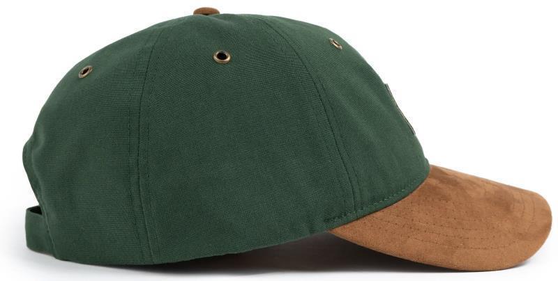 Hooke Fly Dad Hat - Forest Green / Tobacco 2