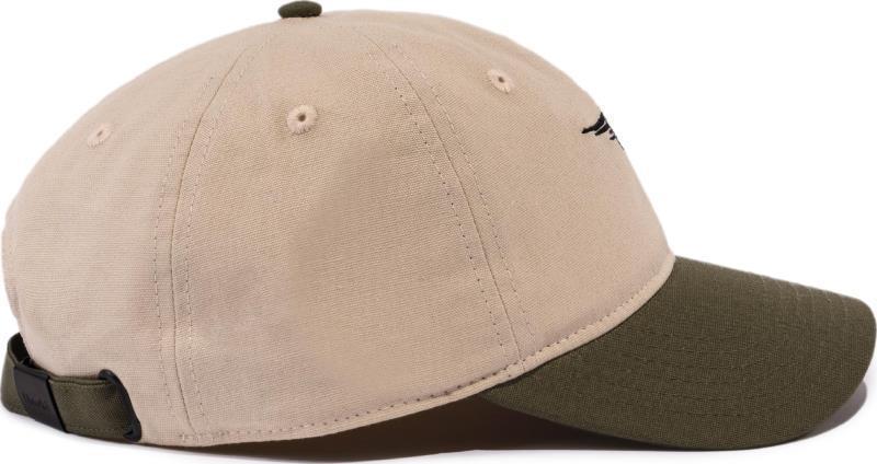 Hooke Fly Dad Hat - Safari / Dark Olive 2