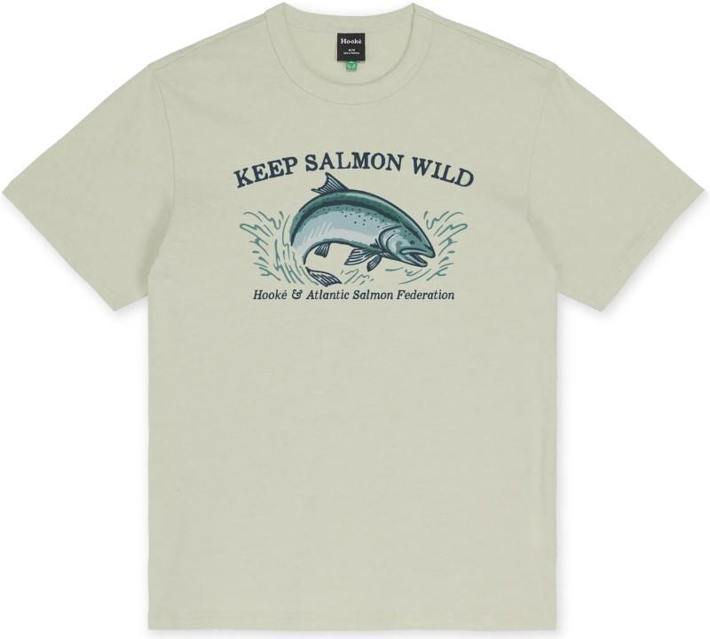 Keep Salmon Wild T-Shirt - Mens - heather agate 1