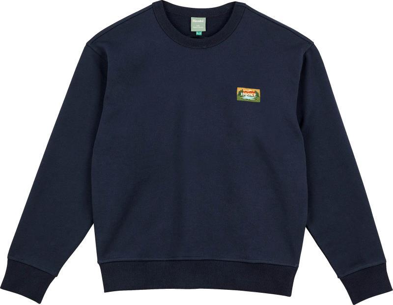Landscape Crewneck - Womens - navy 1