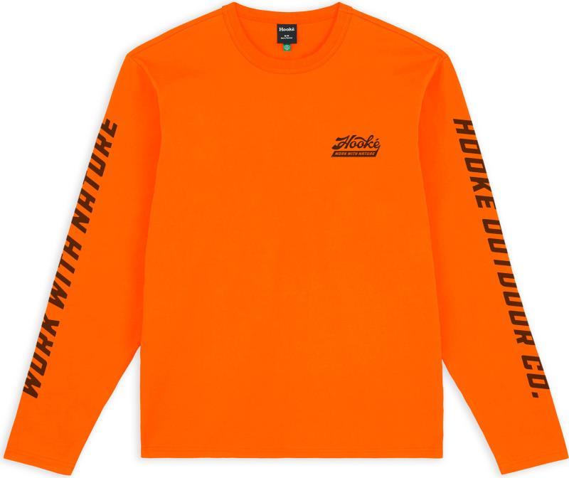 Landscape LS Tee - Mens - Blaze Orange 1