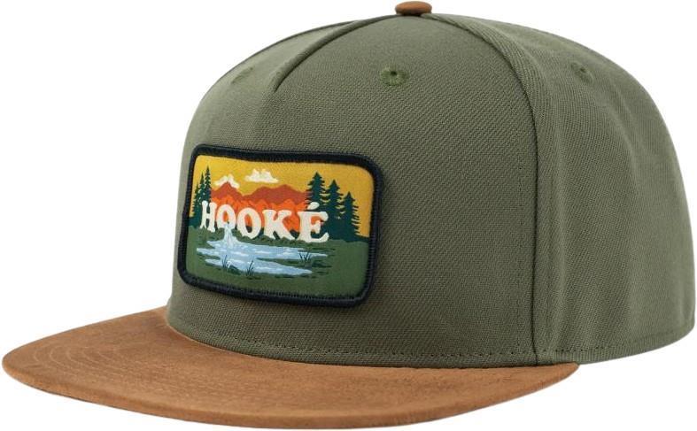 Landscape Patch Cap - burnt olive / tobacco 1