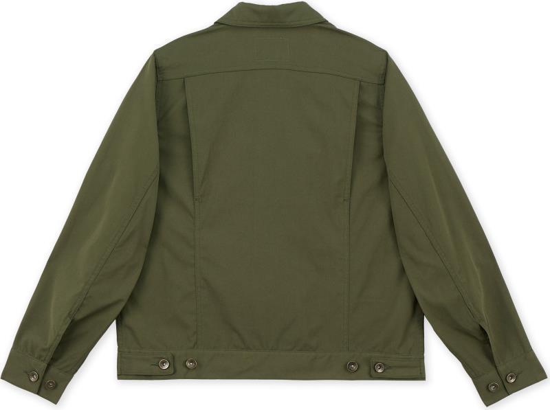 Light Trucker Work Jacket - Womens - Dark Olive 2
