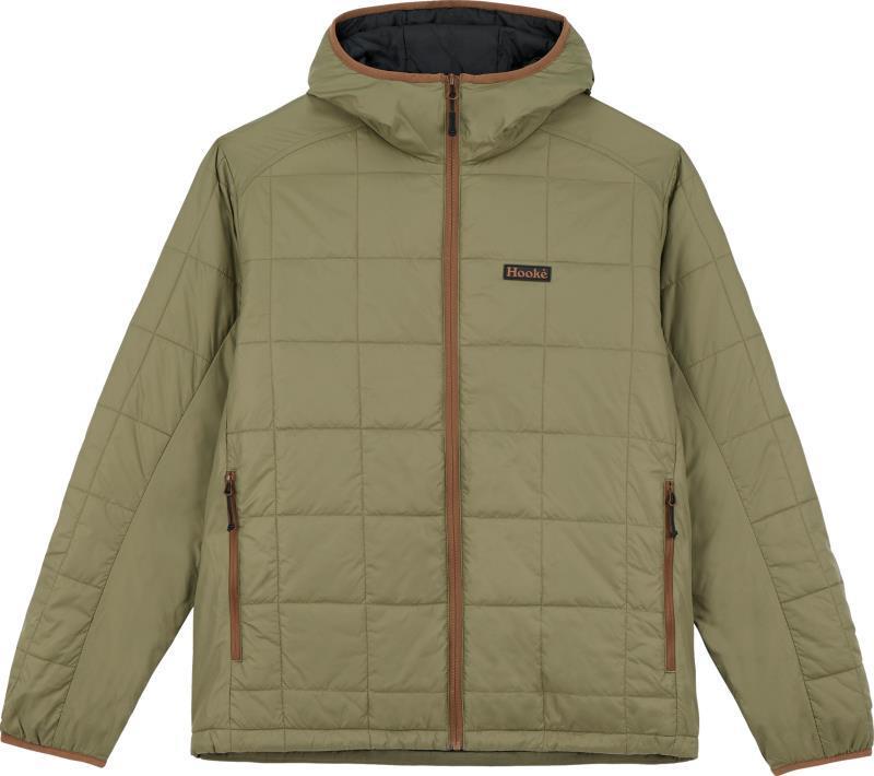 Lightweight Insulated Hood Jacket - Mens - Burnt Olive 1