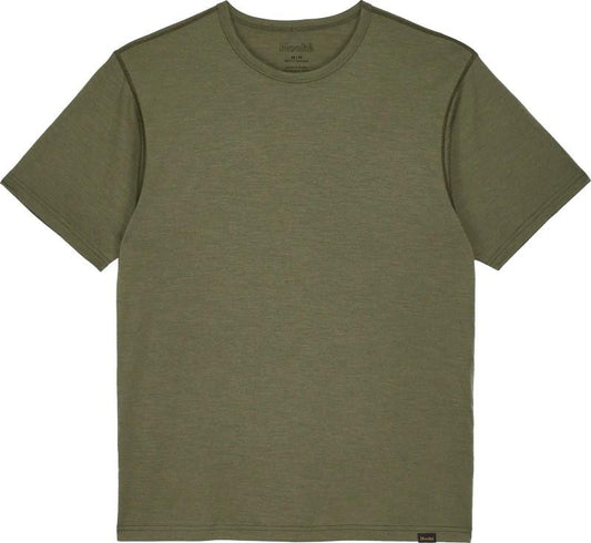 Merino T-Shirt - Mens - dark olive 1