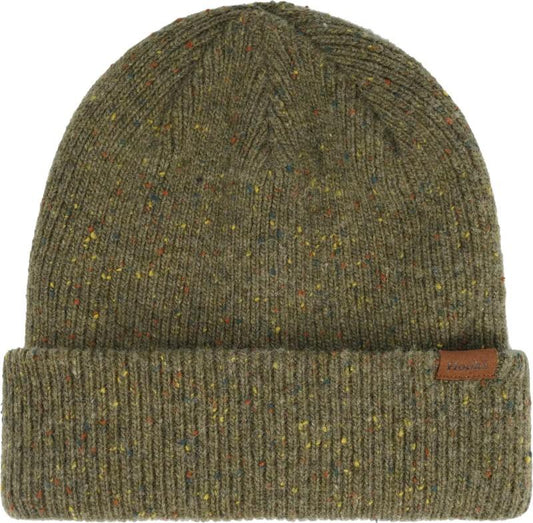 Merino Wool Beanie - moss 1