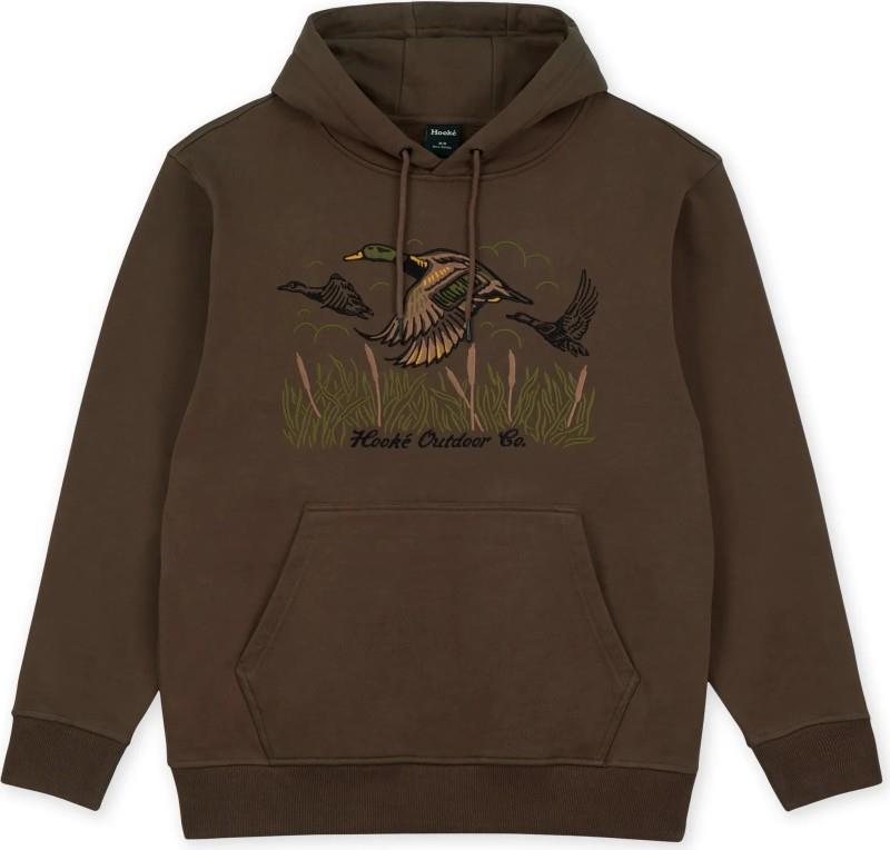 Migration Hoodie  - Mens - dark brown 1