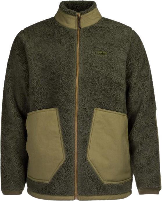 Mistassini Sherpa Fleece - Mens - Dark Olive / Coyote 1