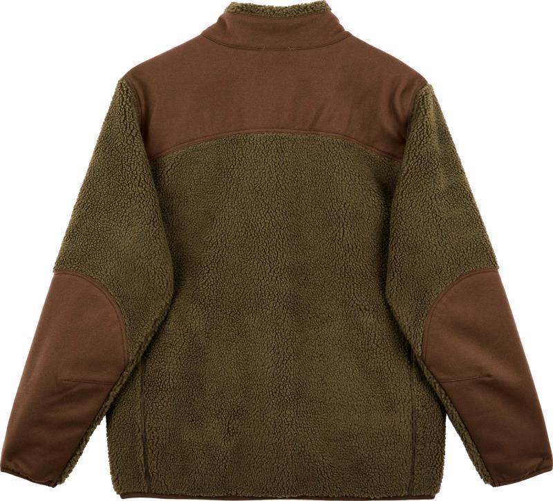 Mossy Pile Fleece - Mens - Dark Olive / Dark Brown 2