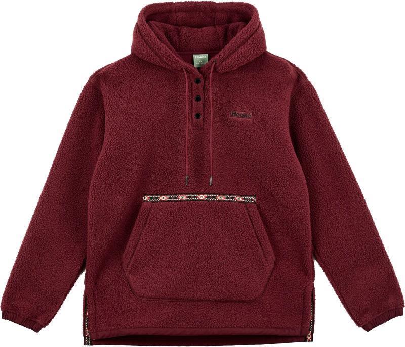 Muskox Pile Hoodie - Womens - Burgundy 1