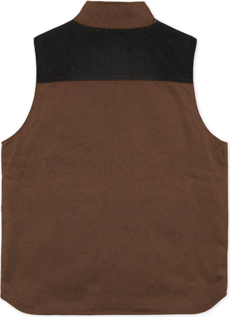 Mustang Pile Work Vest - Mens - Dark Brown / Black 2