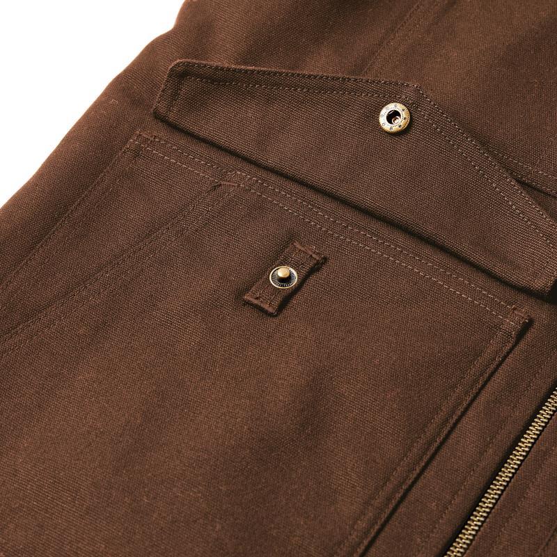 Mustang Pile Work Vest - Mens - Dark Brown / Black 4