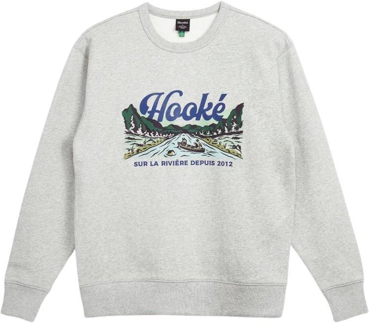 On The River Crewneck - Mens - heather grey 1