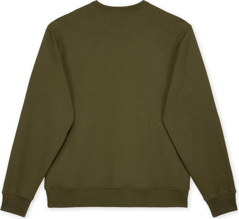 Outdoor Co. Crewneck - Mens - dark olive 1