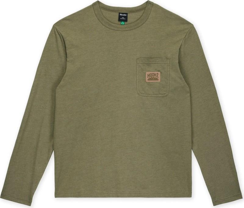 Outdoor Company LS Pocket Tee - Mens - heather burnt olive 1