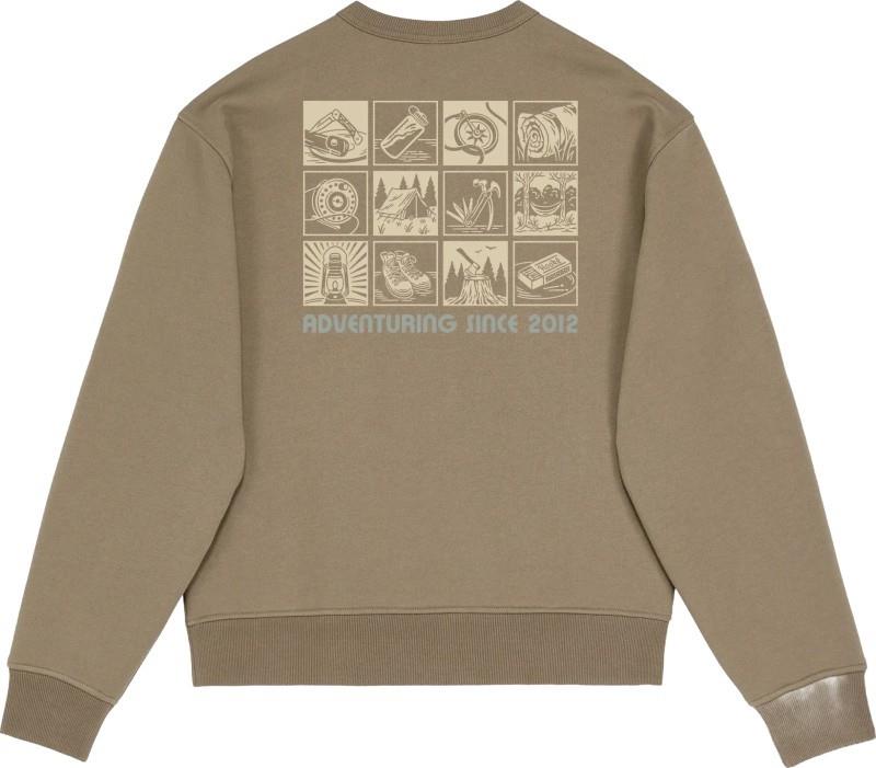 Outdoor Essentials Crewneck - Womens - sepia 1