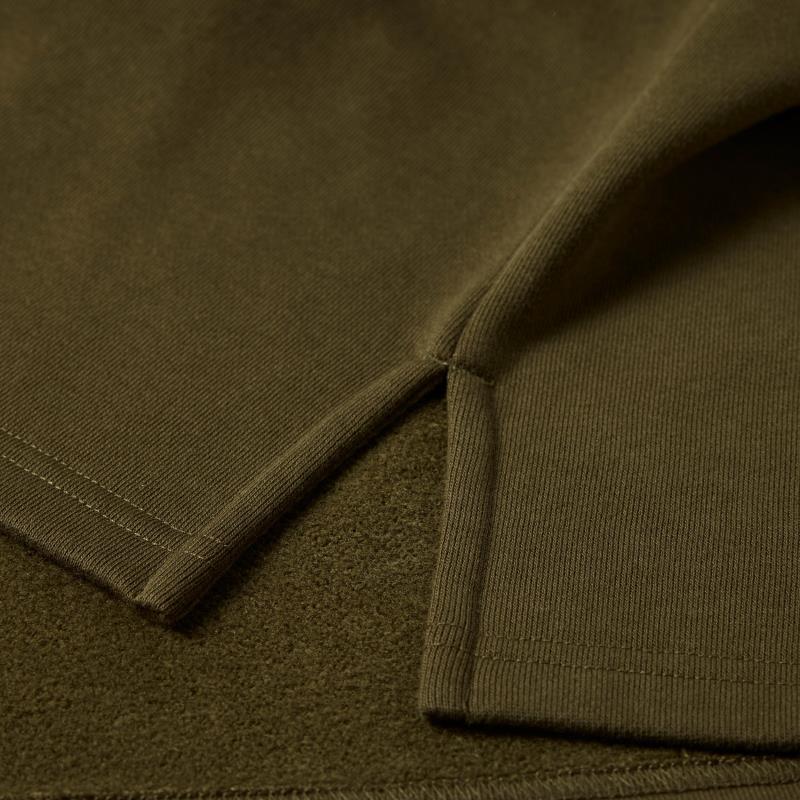 Outside by the River Crop Hoodie - Womens - Dark Olive 4