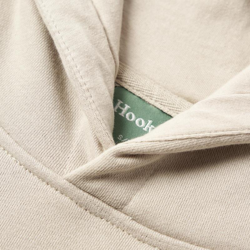 Outside by the River Crop Hoodie - Womens - Oatmeal 4