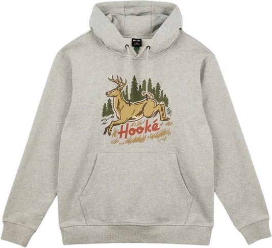 Outside by the River Hoodie - Mens - Heather Grey 1