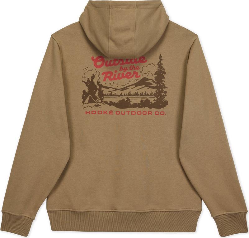 Outside by the River Hoodie - Mens - Sepia 2