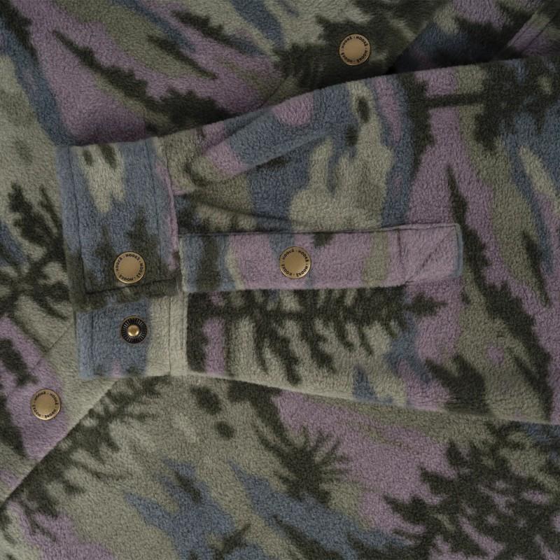 Oversized Polar Fleece Shirt - Womens - borealis 1