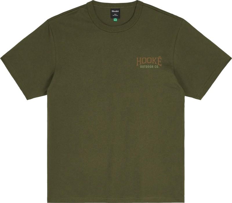 Pine Trees T-Shirt - Mens - dark olive 1