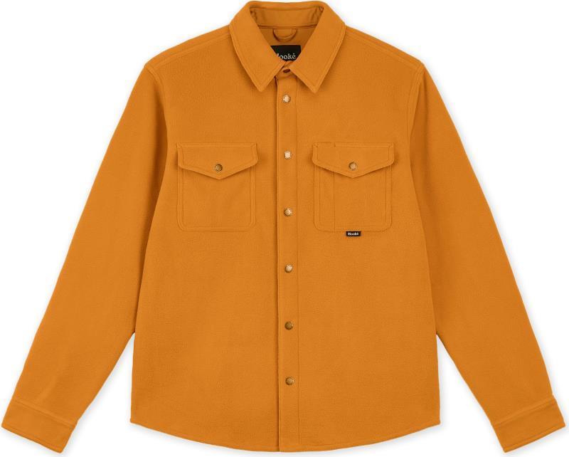Polar Fleece Overshirt - Mens - Ochre 1
