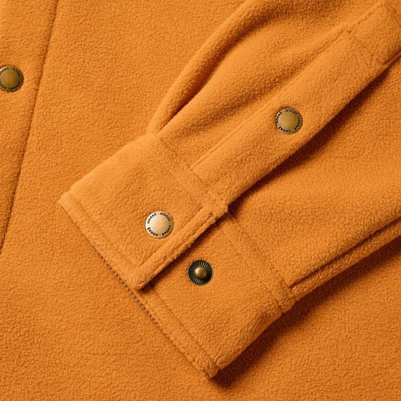 Polar Fleece Overshirt - Mens - Ochre 5