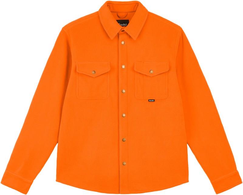 Polar Fleece Overshirt - Mens - blaze orange 1