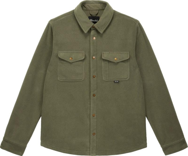 Polar Fleece Overshirt - Mens - burnt olive 1