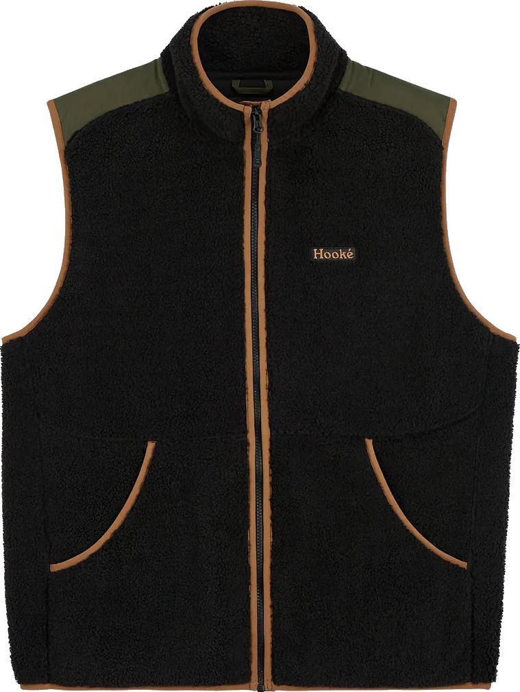 Prairies Pile Fleece Vest - Mens - black / dark olive 1