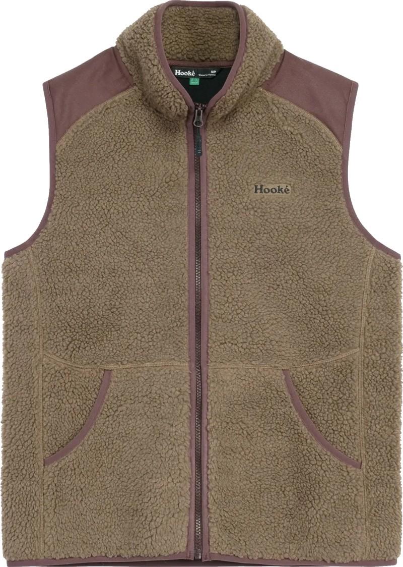 Prairies Pile Fleece Vest - Womens - sepia / dark fig 1