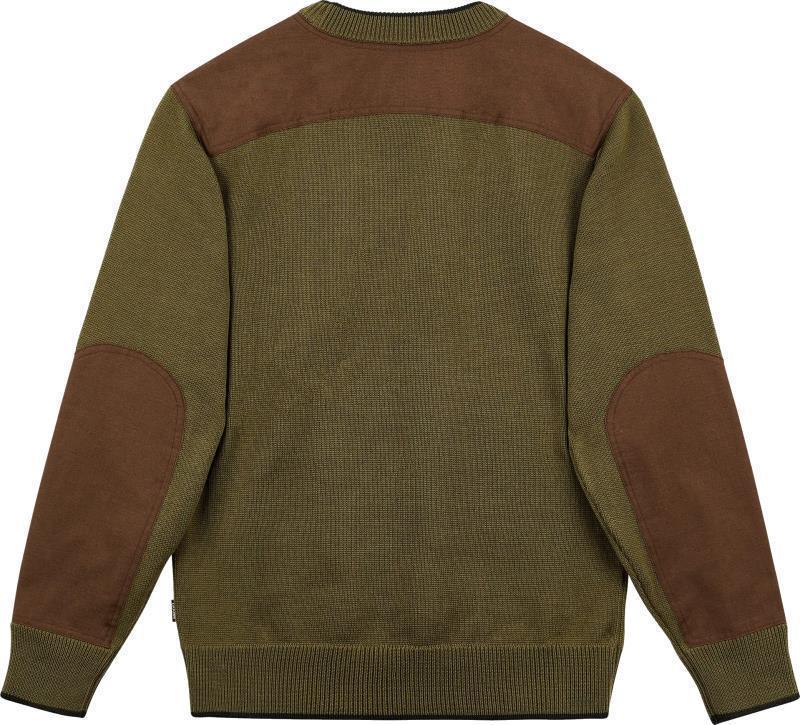 Prospector Sweater - Mens - Dark Olive / Brown 2