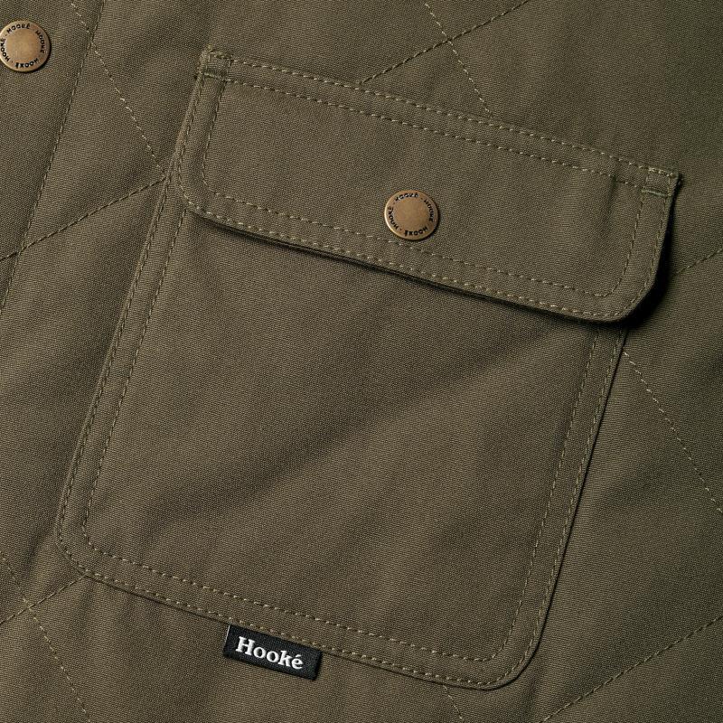 Quilted Jack Shirt - Mens - Dark Olive 3
