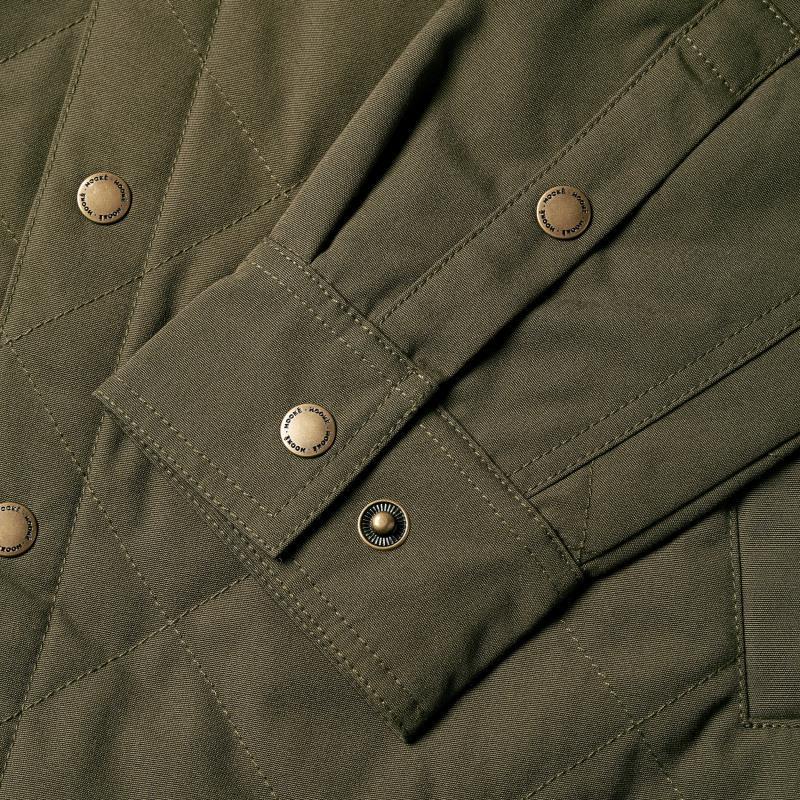 Quilted Jack Shirt - Mens - Dark Olive 4