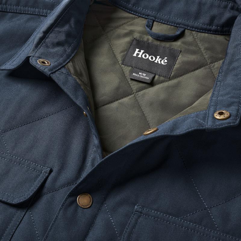 Quilted Jack Shirt - Mens - Navy 5