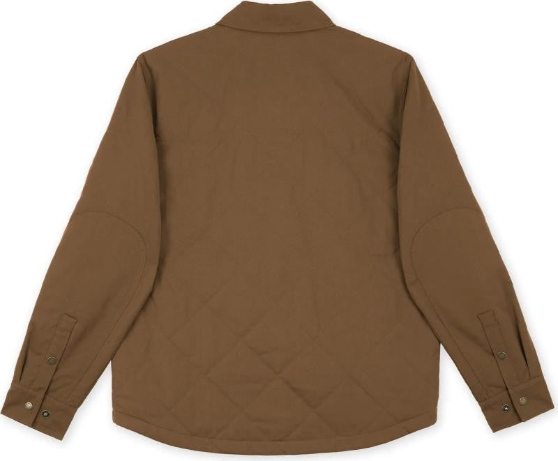 Quilted Jack Shirt - Mens - leather brown 1