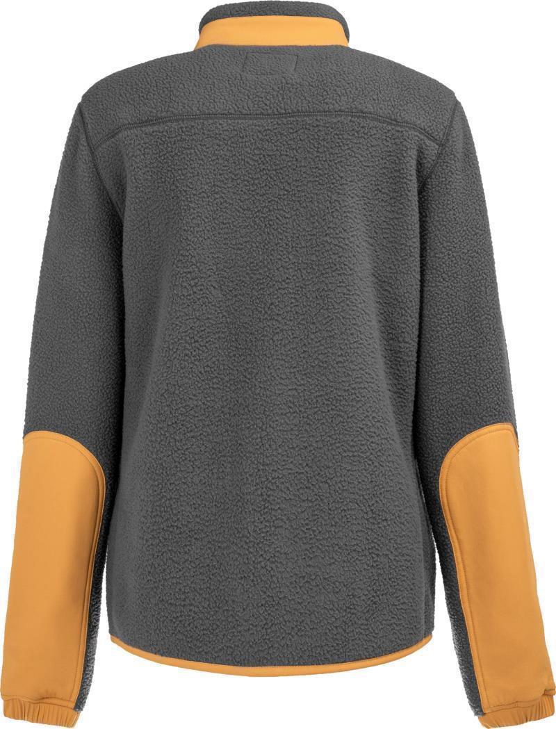 Rabaska Pile Fleece Jacket - Womens - Charcoal / Yellow 2