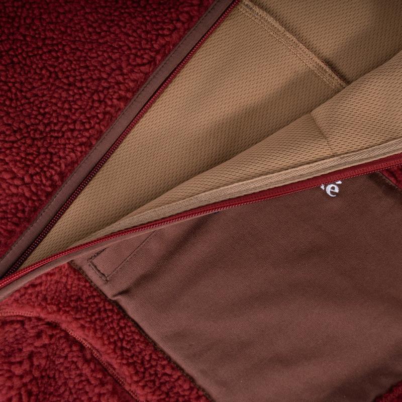 Rabaska Pile Fleece Jacket - Womens - Red Leaf / Root Beer 3