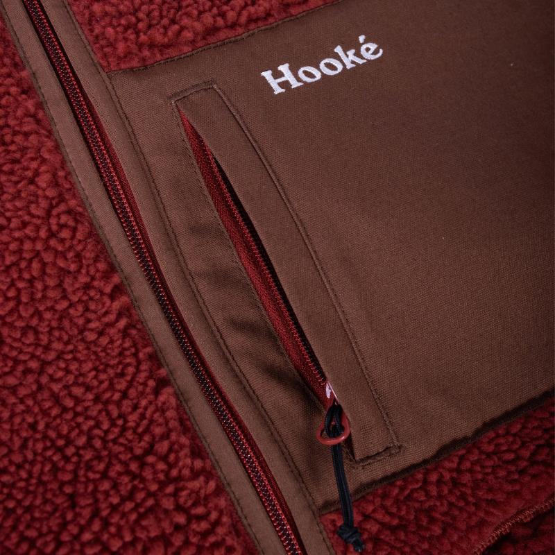 Rabaska Pile Fleece Jacket - Womens - Red Leaf / Root Beer 4