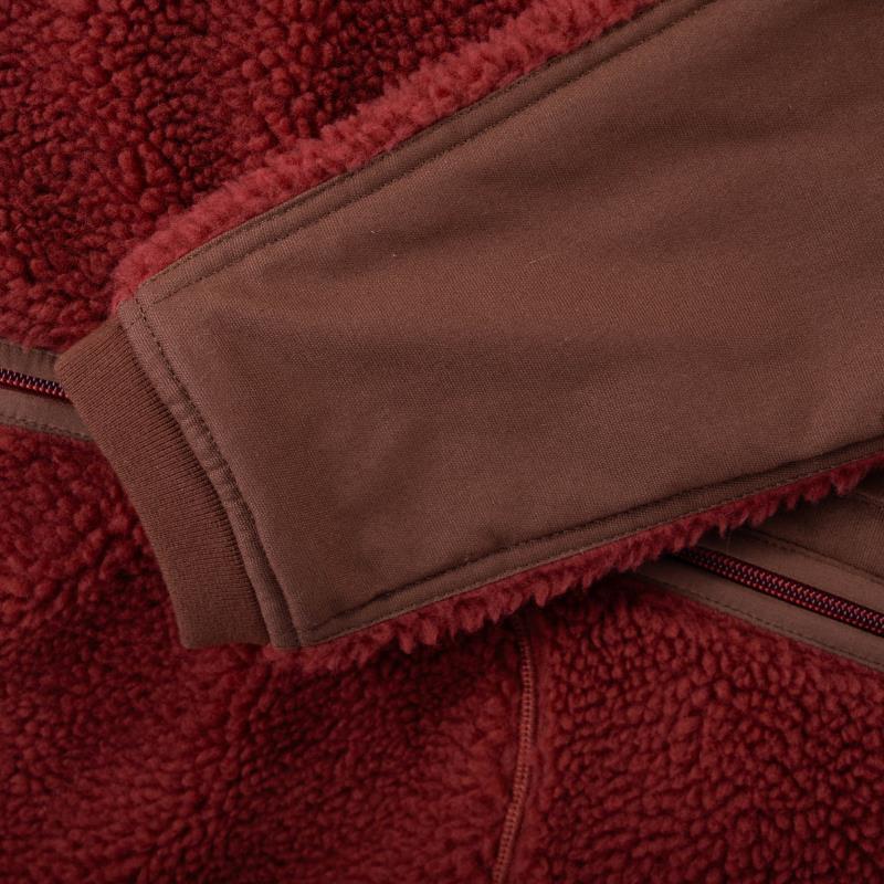 Rabaska Pile Fleece Jacket - Womens - Red Leaf / Root Beer 5
