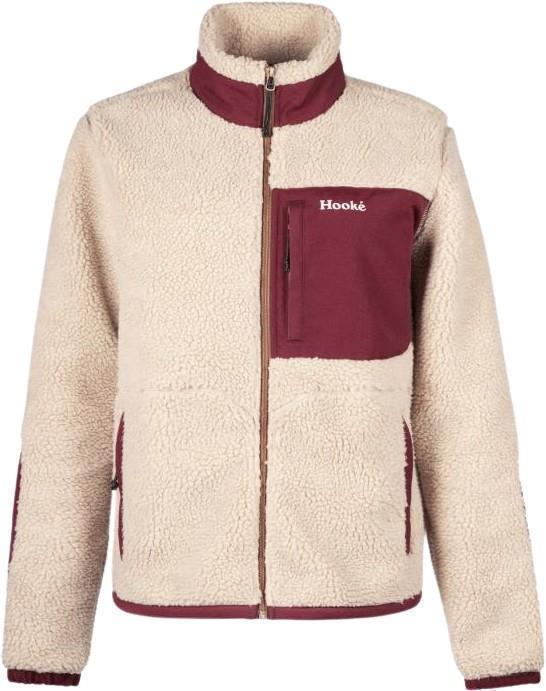 Rabaska Pile Fleece Jacket - Womens - Sand / Burgundy 1