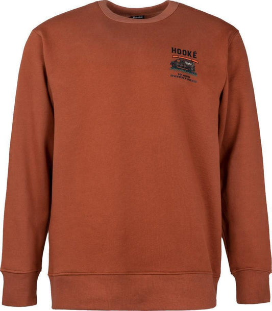 Rainbow Trout Crewneck - Mens - Baked Clay 1