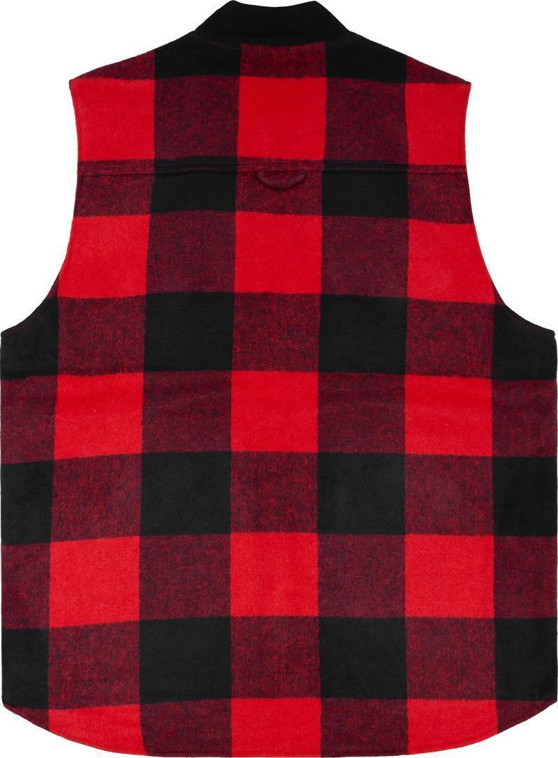 Reversible Hunting Vest - Mens - Red / Black 2