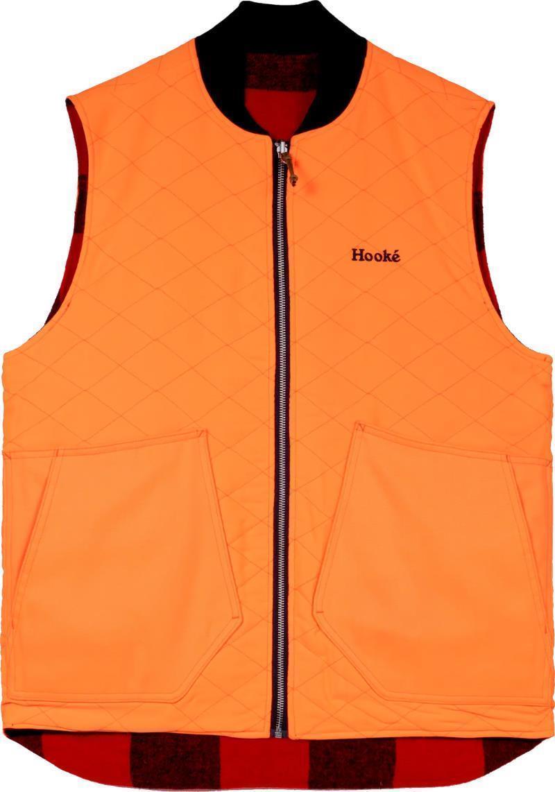 Reversible Hunting Vest - Mens - Red / Black 3